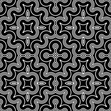 kesintisiz tek renkli dekoratif desen tasarım