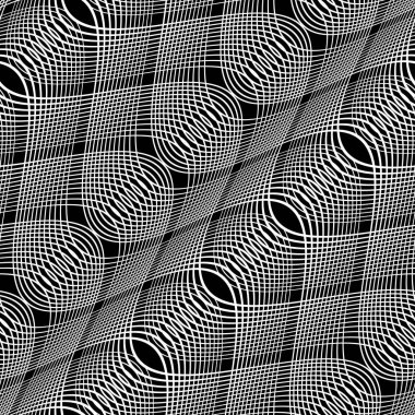 Sorunsuz tek renkli sallanan desen tasarım