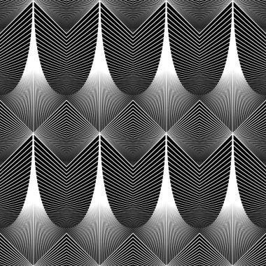 Dekoratif desen sallayarak sorunsuz tek renkli tasarım