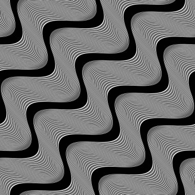 Sorunsuz tek renkli sallanan desen tasarım