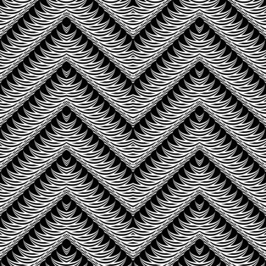 Sorunsuz tek renkli zikzak desen tasarım