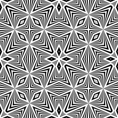 kesintisiz tek renkli geometrik desen tasarım