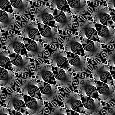 Sorunsuz tek renkli zikzak desen tasarım