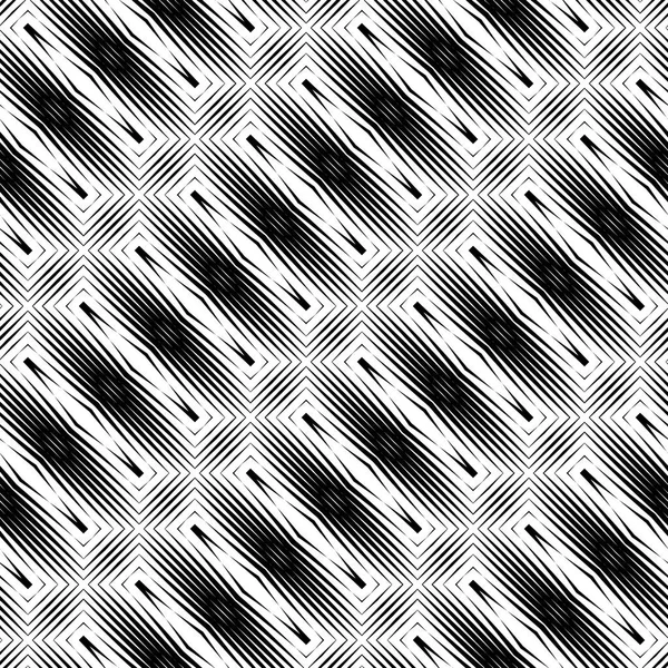 Design motif rayé monochrome sans couture — Image vectorielle