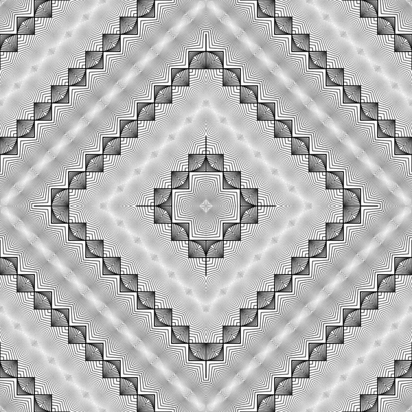 Diseño inconsútil patrón de diamantes monocromáticos — Archivo Imágenes Vectoriales