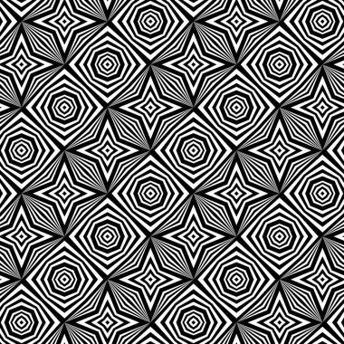 kesintisiz tek renkli geometrik desen tasarım