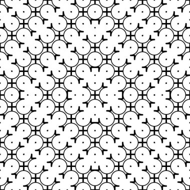 kesintisiz tek renkli geometrik desen tasarım