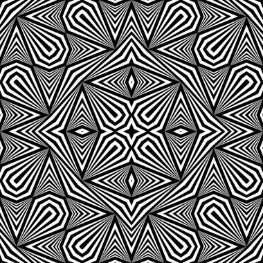 kesintisiz tek renkli dekoratif desen tasarım