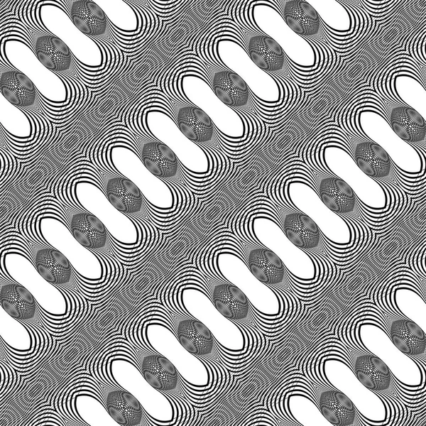 Design seamless monochrome grid pattern — Stock Vector