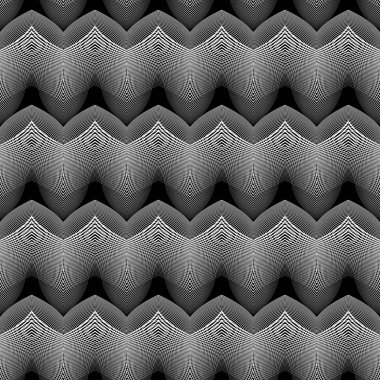 Sorunsuz tek renkli sallanan desen tasarım