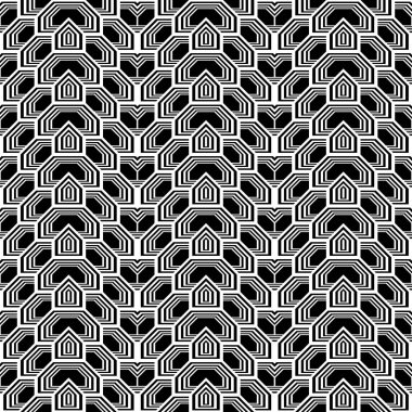 kesintisiz tek renkli geometrik desen tasarım
