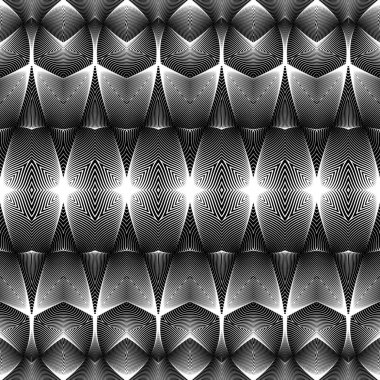 kesintisiz tek renkli dekoratif desen tasarım