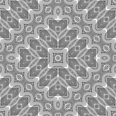 kesintisiz tek renkli dantel desen tasarım