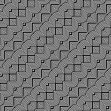 Sorunsuz tek renkli zikzak desen tasarım