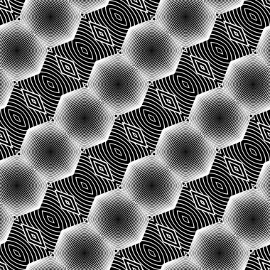 kesintisiz tek renkli çizgili desen tasarım