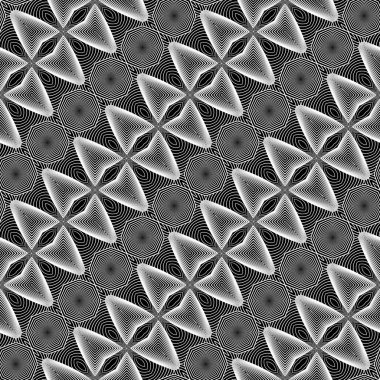 kesintisiz tek renkli çizgili desen tasarım