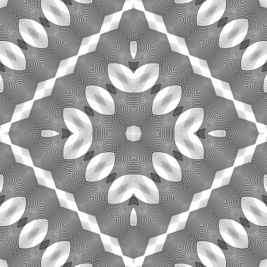 kesintisiz tek renkli dantel desen tasarım