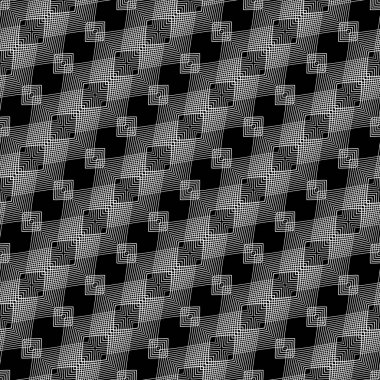 kesintisiz tek renkli geometrik desen tasarım