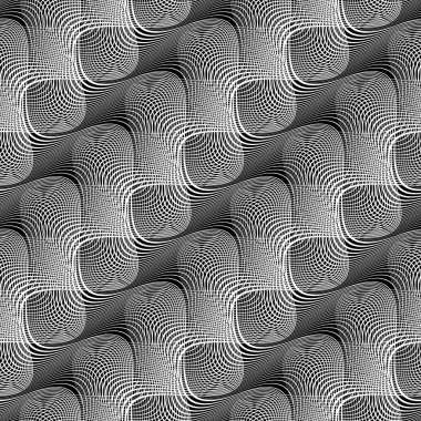 Sorunsuz tek renkli sallanan desen tasarım