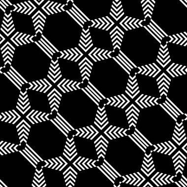 kesintisiz tek renkli geometrik desen tasarım