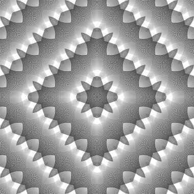 kesintisiz tek renkli dantel desen tasarım