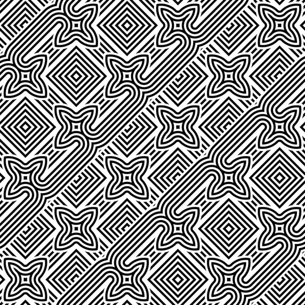 kesintisiz tek renkli geometrik desen tasarım