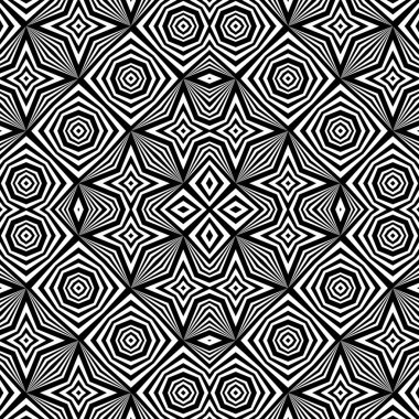 kesintisiz tek renkli dekoratif desen tasarım