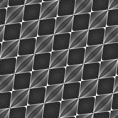 kesintisiz tek renkli geometrik desen tasarım