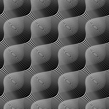 Sorunsuz tek renkli sallanan desen tasarım