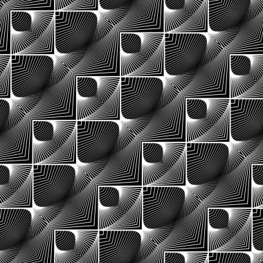 Sorunsuz tek renkli zikzak desen tasarım