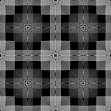 kesintisiz tek renkli geometrik desen tasarım