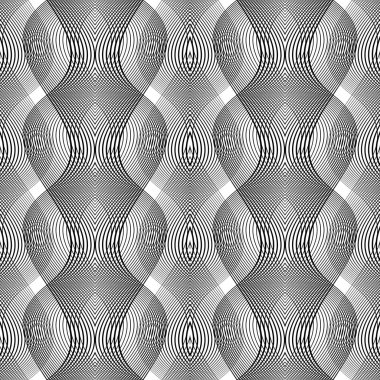 Sorunsuz tek renkli sallanan desen tasarım