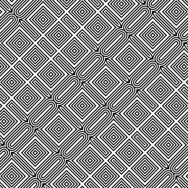 kesintisiz tek renkli geometrik desen tasarım