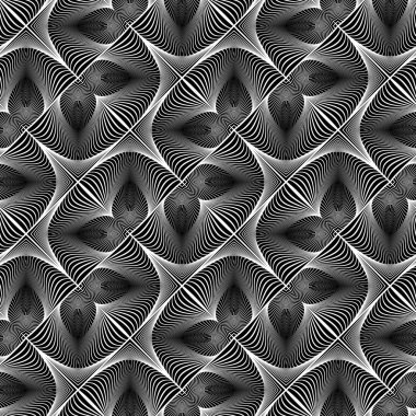 Sorunsuz tek renkli zikzak desen tasarım