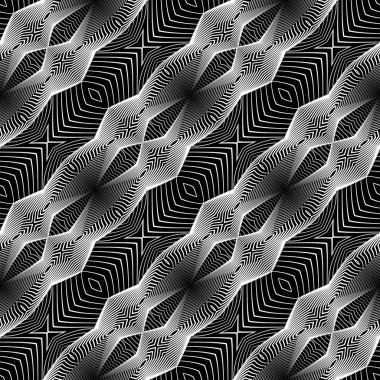 kesintisiz tek renkli dekoratif desen tasarım