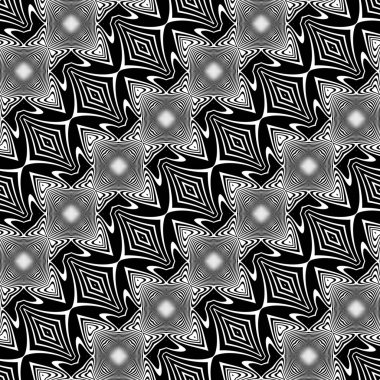 kesintisiz tek renkli çizgili desen tasarım