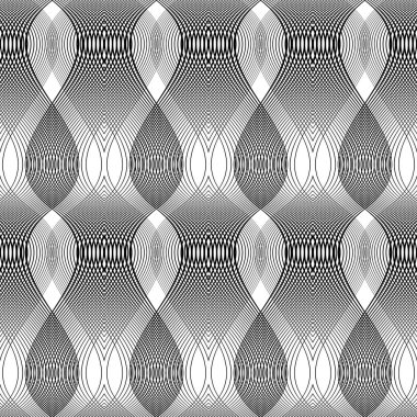 Sorunsuz tek renkli sallanan desen tasarım