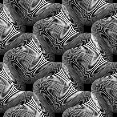 Sorunsuz tek renkli sallanan desen tasarım