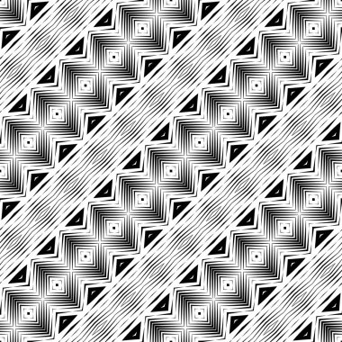 kesintisiz tek renkli geometrik desen tasarım