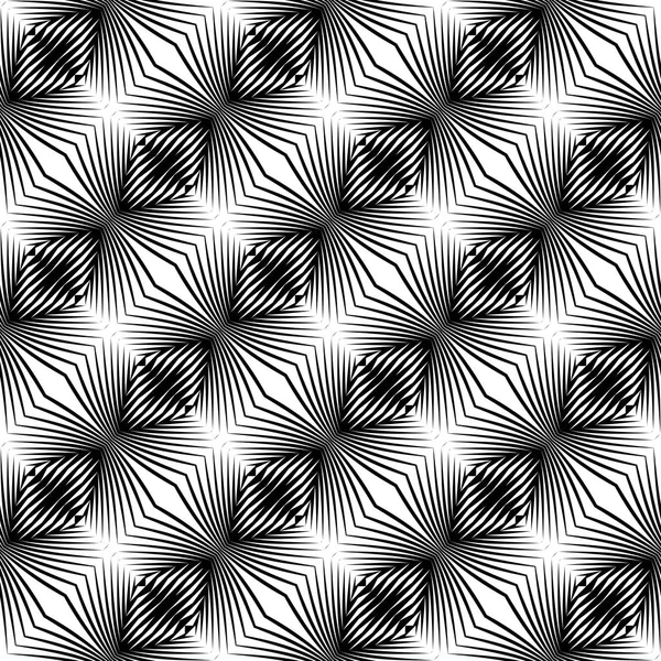 Design seamless monochrome pattern — Stock Vector