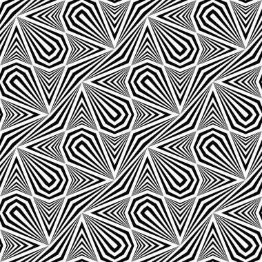 Sorunsuz tek renkli zikzak desen tasarım