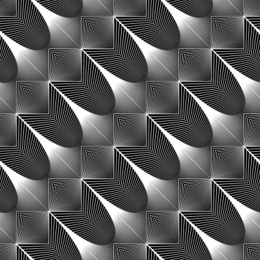 Dekoratif desen sallayarak sorunsuz tek renkli tasarım