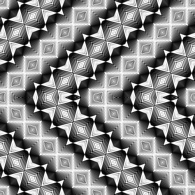 Sorunsuz tek renkli zikzak desen tasarım