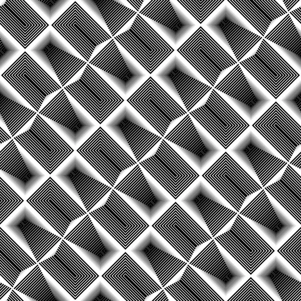 kesintisiz tek renkli geometrik desen tasarım