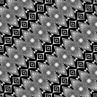 kesintisiz tek renkli dekoratif desen tasarım