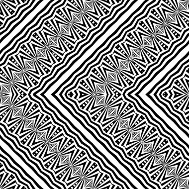 Sorunsuz tek renkli zikzak desen tasarım