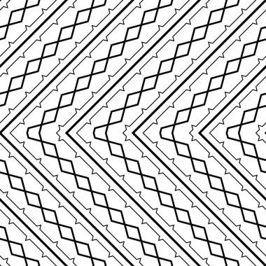 Sorunsuz tek renkli zikzak desen tasarım