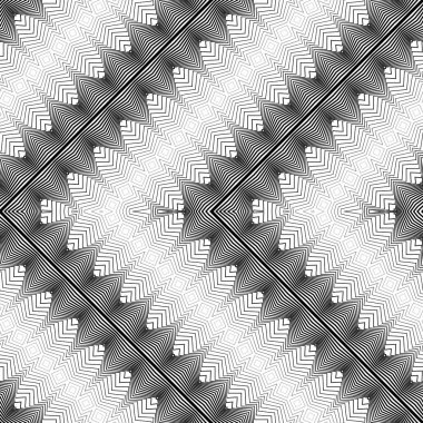 Sorunsuz tek renkli zikzak desen tasarım