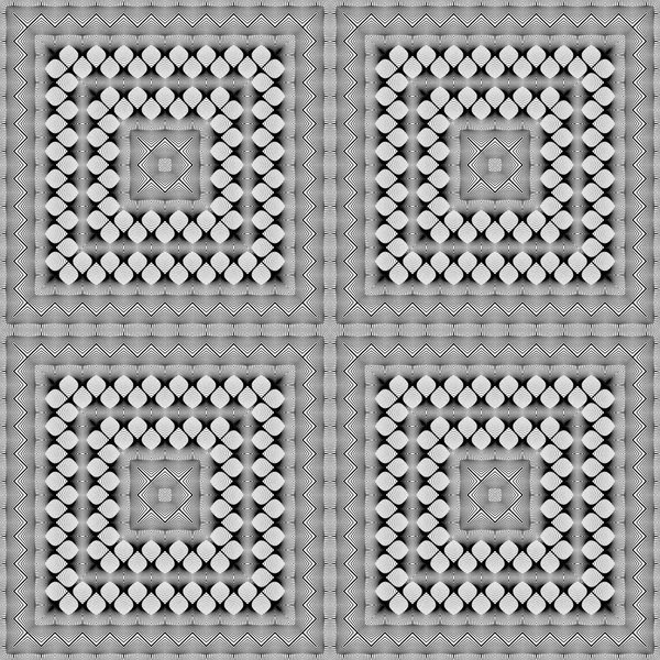 Конструкция бесшовного монохромного геометрического узора — стоковый вектор