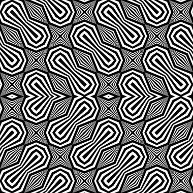 Sorunsuz tek renkli zikzak desen tasarım